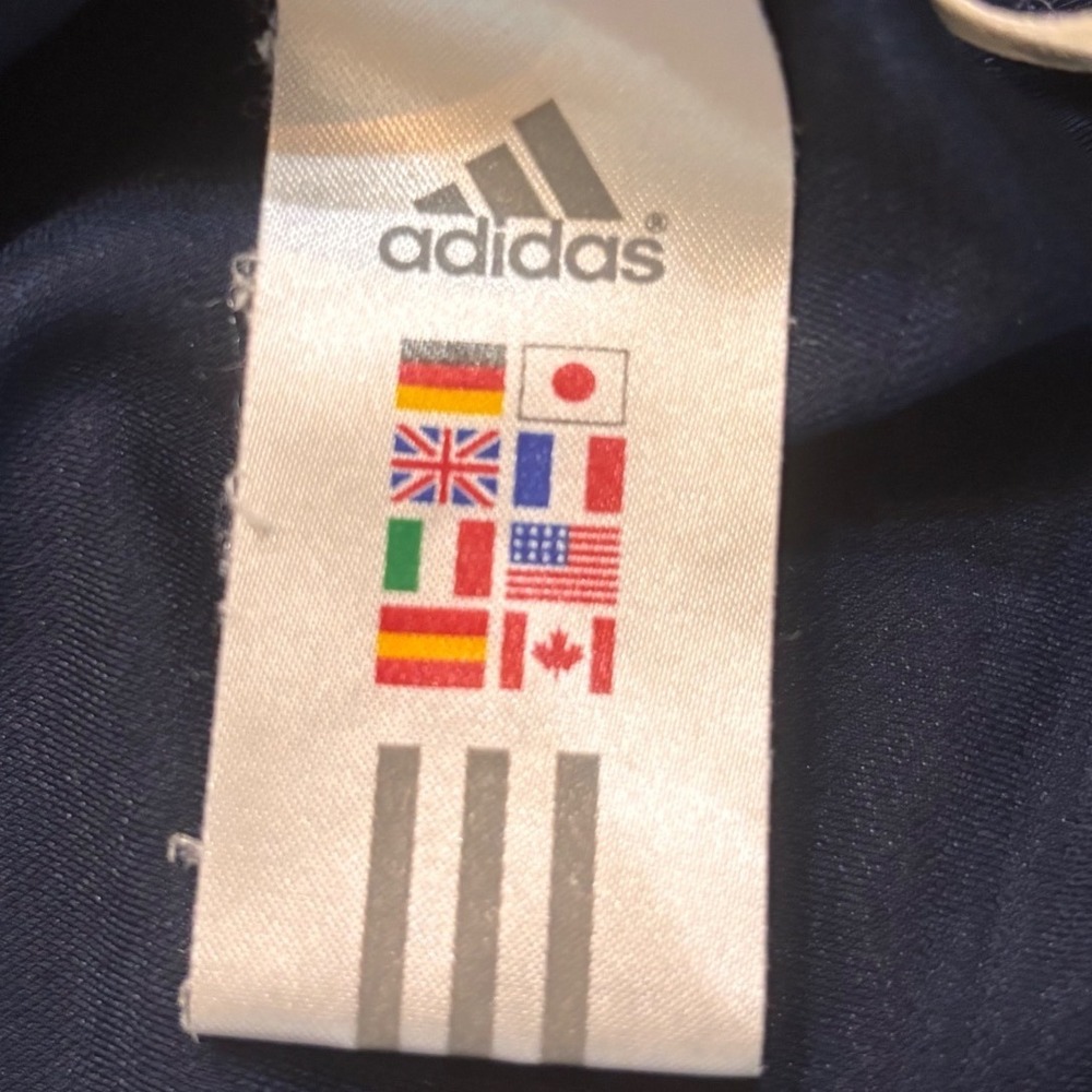Adidas Polo Shirt Mens L Navy Blue Excellent UCLA Baseball Team Issued 525979 - Picture 5 of 10